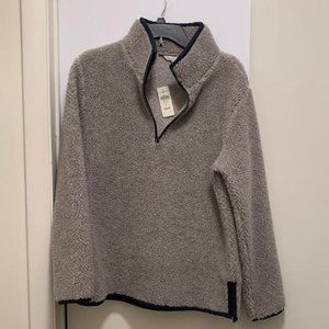 LL Bean Womens Signature Sherpa Fleece Pullover